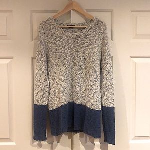 Vince Two-Toned Knit Sweater